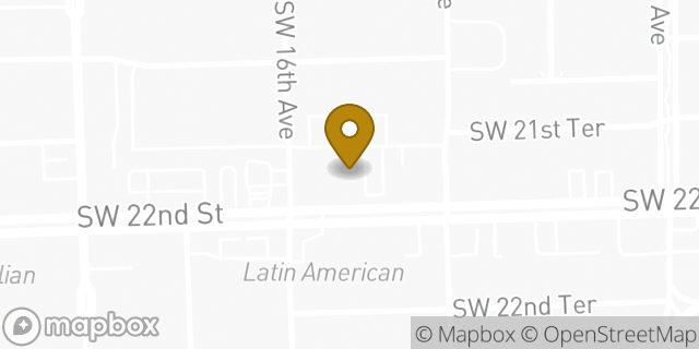Map showing the location of Coinstar in Miami, FL 33145