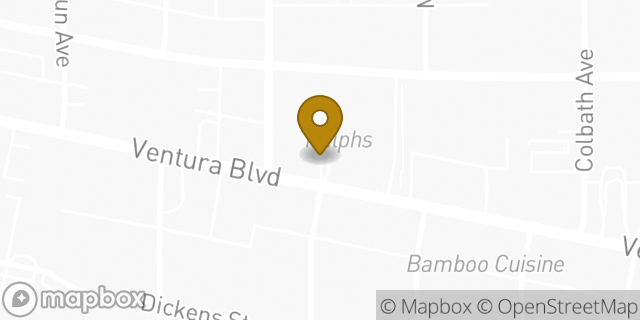 Map showing the location of Coinstar in Los Angeles, CA 91423