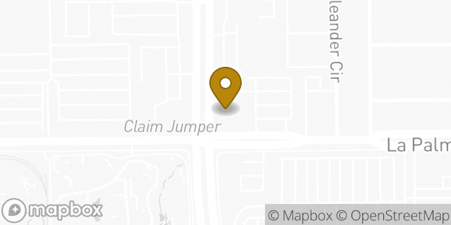 Map showing the location of Chase Bank in Buena Park, CA 90620