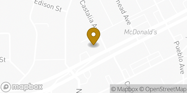 Map showing the location of Chase in Los Angeles, CA 90032