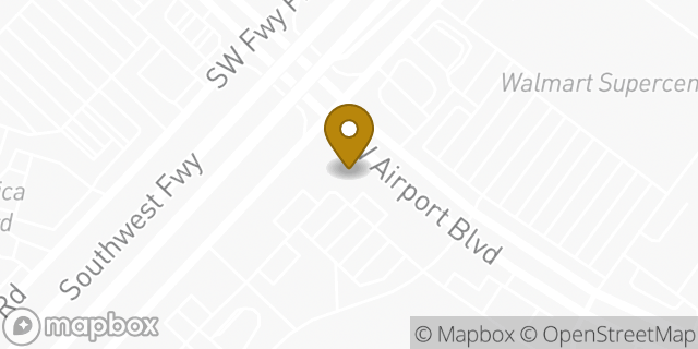 Map showing the location of Chipotle Mexican Grill in Stafford, TX 77477
