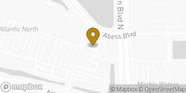 Map showing the location of Amazon Locker - Alligator in Jacksonville, FL 32225