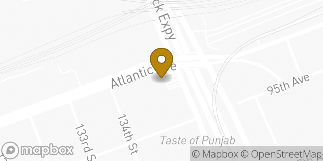 Map showing the location of Dunkin' in South Richmond Hill, NY 11419