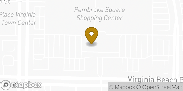 Map showing the location of Old Navy in Virginia Beach, VA 23462