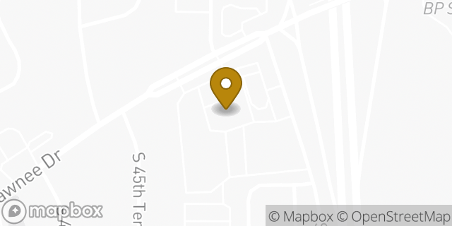 Map showing the location of Amazon Locker - Halyard in Kansas City, KS 66106