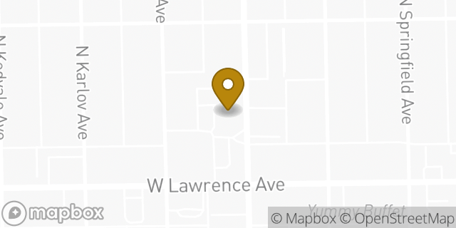 Map showing the location of Chase Bank in Chicago, IL 60630