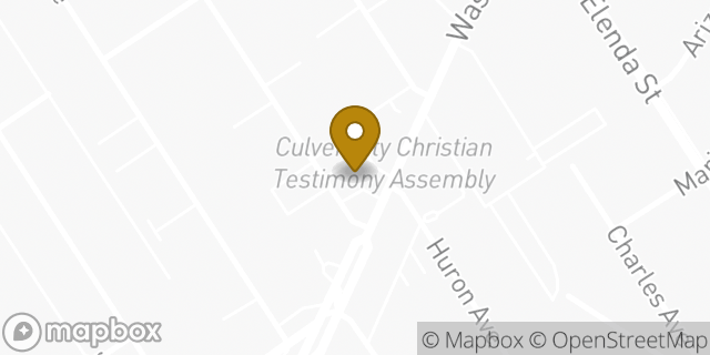 Map showing the location of 7-Eleven in Culver City, CA 90232