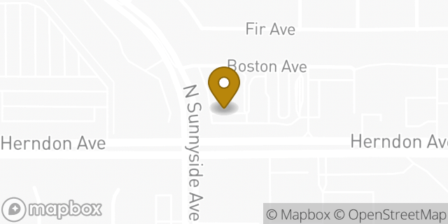 Map showing the location of CVS Pharmacy in Clovis, CA 93611