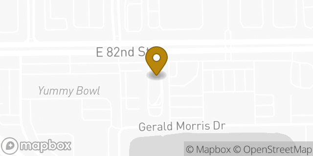 Map showing the location of McDonald's in Indianapolis, IN 46250