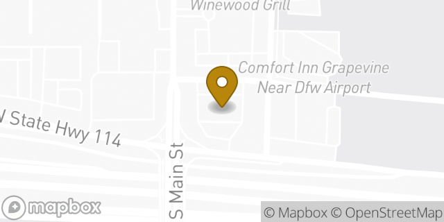 Map showing the location of McDonald's in Grapevine, TX 76051