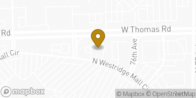 Map showing the location of Bank of America in Phoenix, AZ 85033