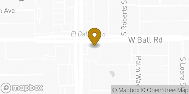 Map showing the location of Amazon Locker - Koira in Anaheim, CA 92802