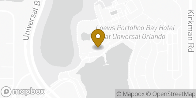 Map showing the location of Starbucks in Orlando, FL 32819
