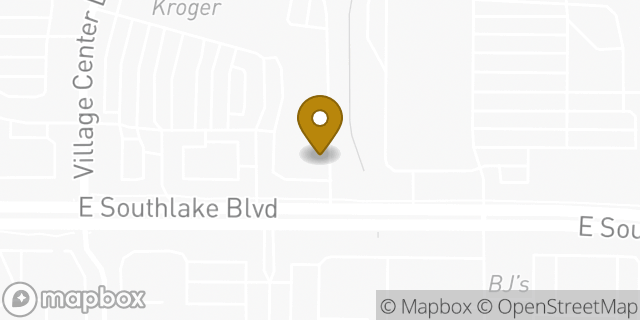 Map showing the location of Papa John's in Southlake, TX 76092
