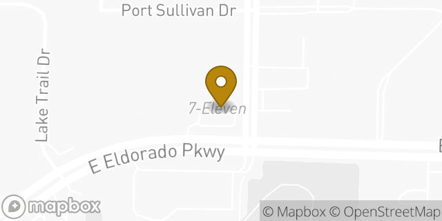 Map showing the location of ATM 7ELEVEN-FCTI in Little Elm, TX 75068