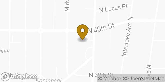 Map showing the location of ATM 7ELEVEN-FCTI in Seattle, WA