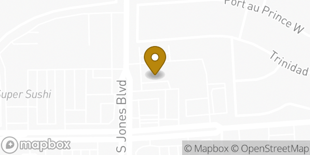 Map showing the location of AutoZone in Las Vegas, NV 89103