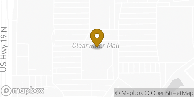 Map showing the location of Amazon Locker - Roberto in Clearwater, FL 33759