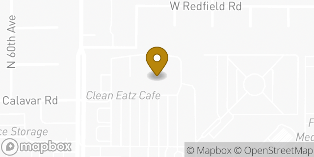 Map showing the location of Coinstar in Glendale, AZ 85306