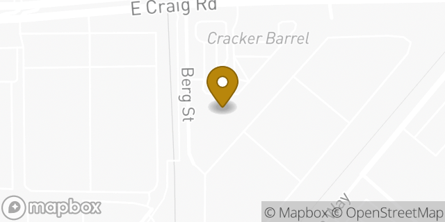 Map showing the location of Amazon Locker - Xenolith in N Las Vegas, NV 89030