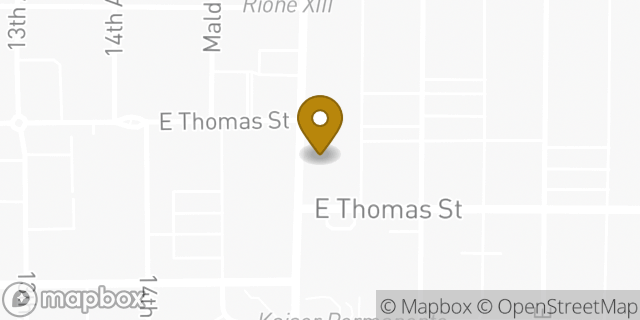 Map showing the location of Kaiser Permanente Podiatry in Seattle, WA 98112