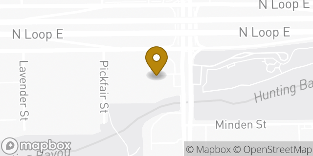 Map showing the location of Subway in Houston, TX 77026