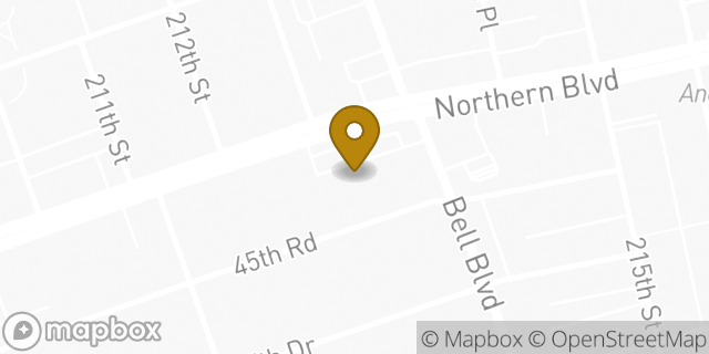 Map showing the location of CVS Pharmacy in Bayside, NY 11361