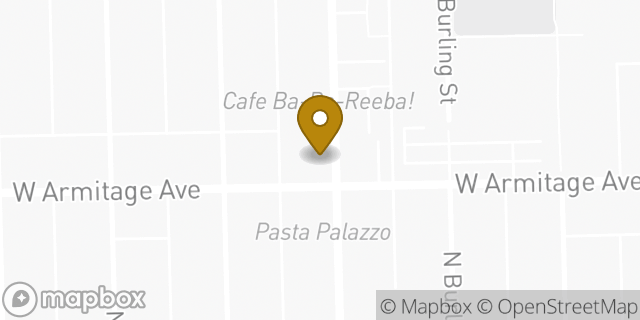 Map showing the location of 7-Eleven in Chicago, IL 60614