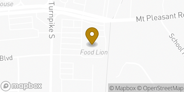 Map showing the location of Coinme in Chesapeake, VA 23322