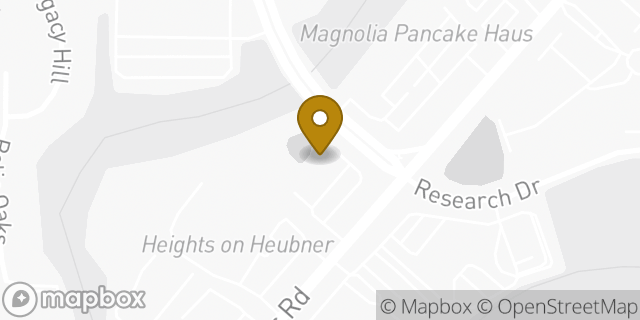 Map showing the location of Amazon Locker - Cow in San Antonio, TX 78240