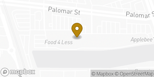 Map showing the location of Amazon Locker - Bascula in Chula Vista, CA 91911
