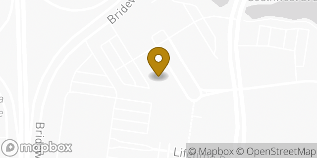Map showing the location of Amazon Locker - Leadership in Burr Ridge, IL 60527