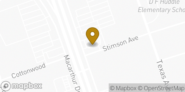 Map showing the location of McDonald's in Alexandria, LA 71303
