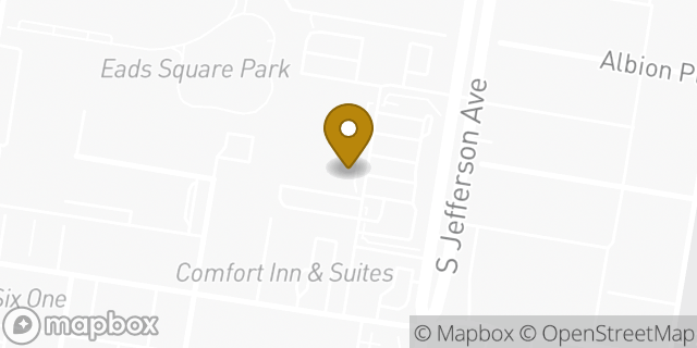 Map showing the location of Amazon Locker - Heyday in St Louis, MO 63104