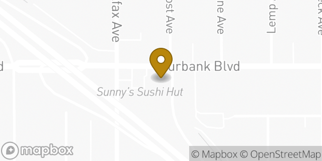 Map showing the location of ATM 7ELEVEN-FCTI in North Hollywood, CA 91601