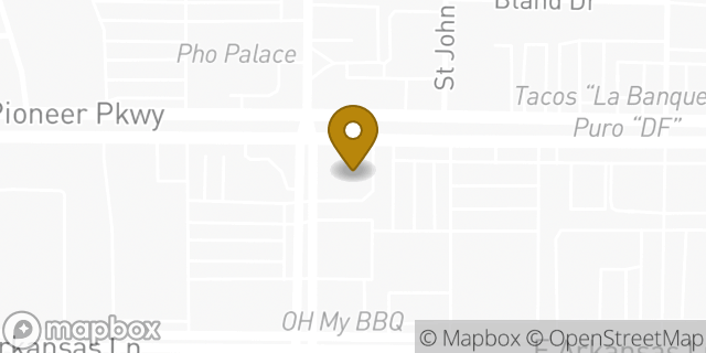 Map showing the location of Coinme in Arlington, TX 76010