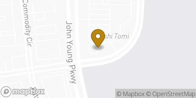 Map showing the location of Amazon Locker - Laurel in Orlando, FL 32819