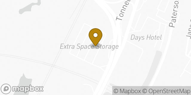 Map showing the location of NJ Self Storage in North Bergen, NJ 07047