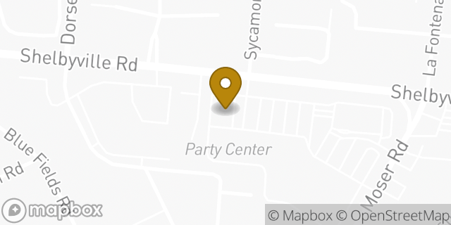 Map showing the location of Fifth Third Bank in Louisville, KY 40223