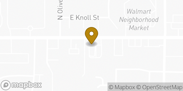 Map showing the location of Sonic Drive In in Mesa, AZ 85203