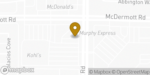 Map showing the location of Amazon Locker - Track in Plano, TX 75025