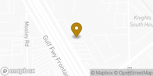Map showing the location of Subway in Houston, TX 77017