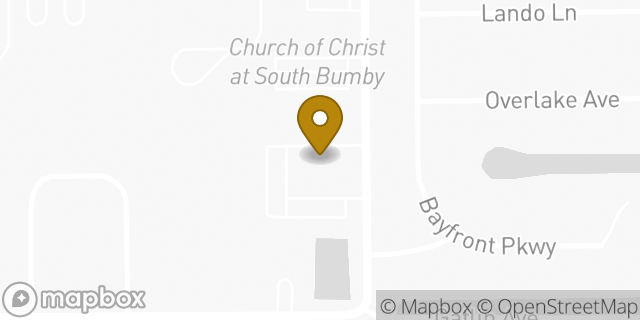 Map showing the location of The Church of Jesus Christ of Latter-day Saints in Orlando, FL 32806