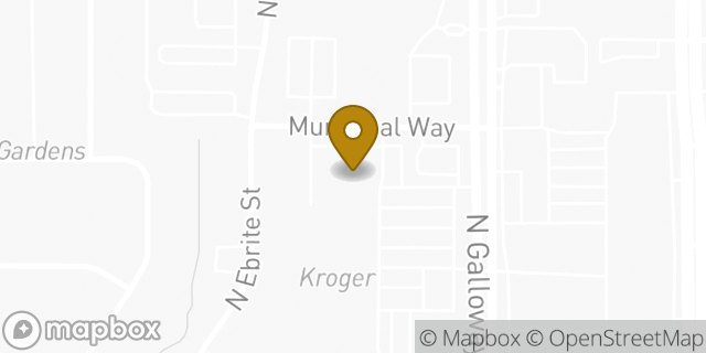 Map showing the location of AutoZone in Mesquite, TX 75149