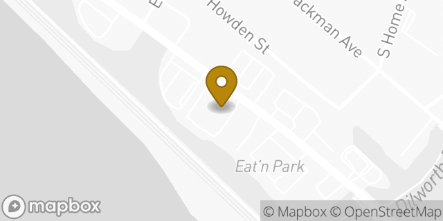 Map showing the location of Dunkin' in Avalon, PA 15202