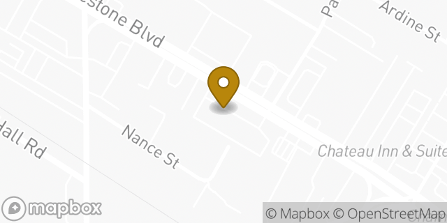 Map showing the location of Uber Downey in Downey, CA 90241