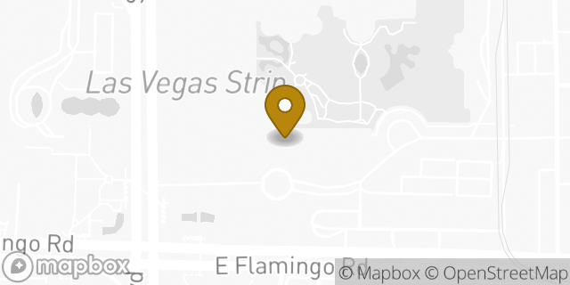 Map showing the location of Starbucks in Las Vegas, NV 89109
