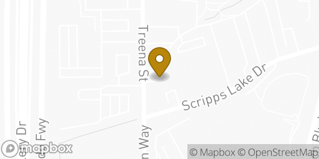 Map showing the location of Scripps Ranch KinderCare in San Diego, CA 92131