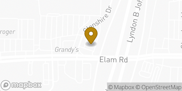 Map showing the location of McDonald's in Balch Springs, TX 75180