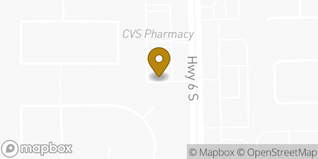 Map showing the location of Subway in Sugar Land, TX 77498